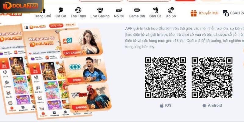 Cách thức tải app DOLA789 dễ dàng